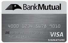 Bank Mutual Visa Bonus Rewards Card