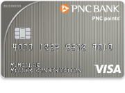 PNC points Visa Business Credit Card