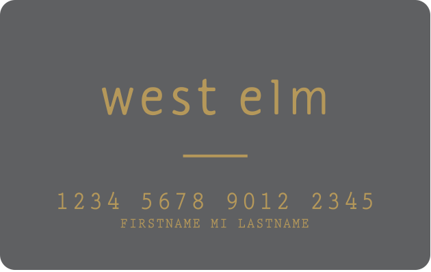 West Elm Credit Card